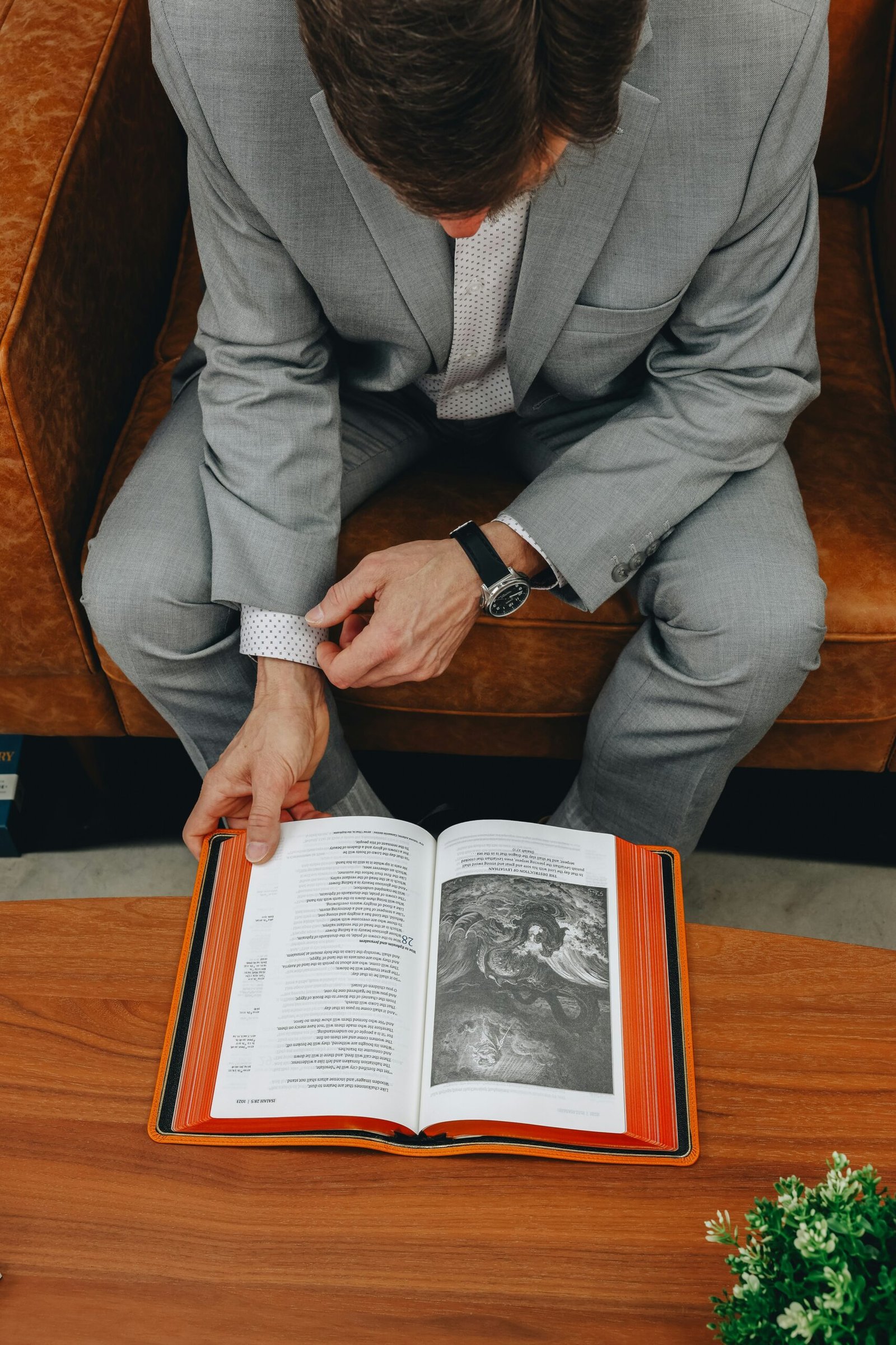 Author at their desk